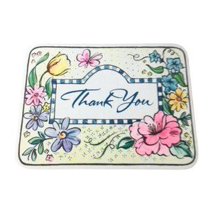 🤹‍♂️🤹‍♂️ Blossom-Filled 'Thank You' Card Set Of 8 🌼 5 For$25